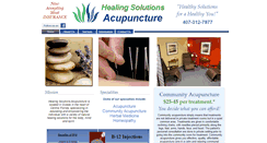 Desktop Screenshot of healingsolutionsacupuncture.com